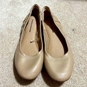 Tan Flat Dance Shoes